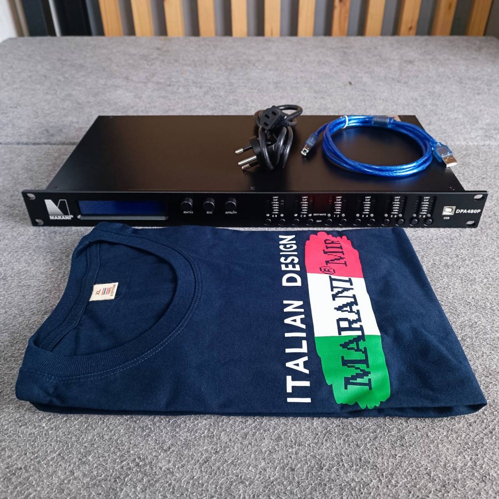 MARANI DPA480P 4IN 8OUT loudspeaker processor ครอสโอเวอร์ ครอสโอเวอร์ดิจิตอล โปรเซสเซอร์ DPA 480 P DPA-480P เอไอ-ไพศาล +++