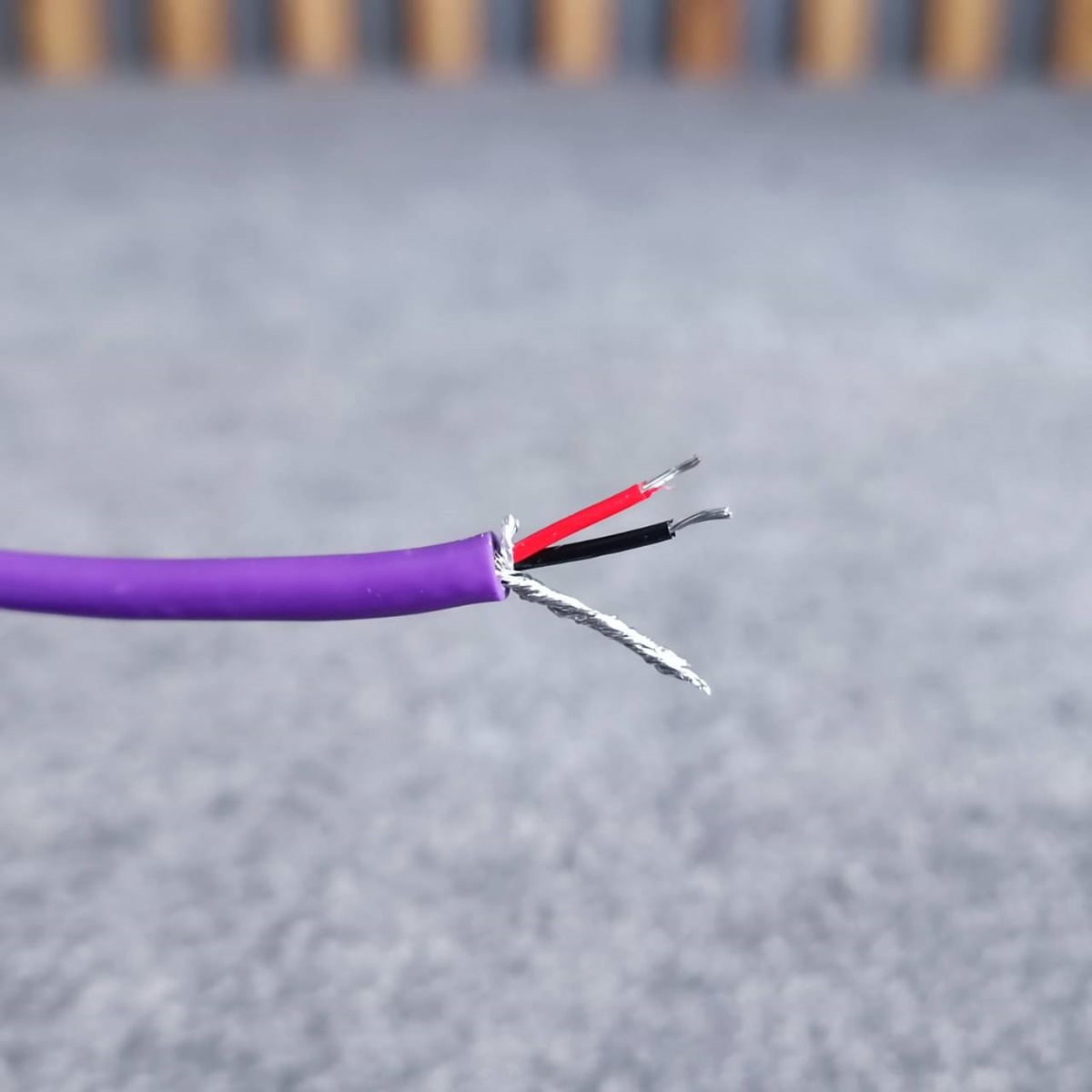 ขด50เมตร CM A-2402 สาย DMX สีม่วง สายสัญญาณ AES/EBU Digital Audio 110 ohm A 2402 A2402 เอไอ-ไพศาล