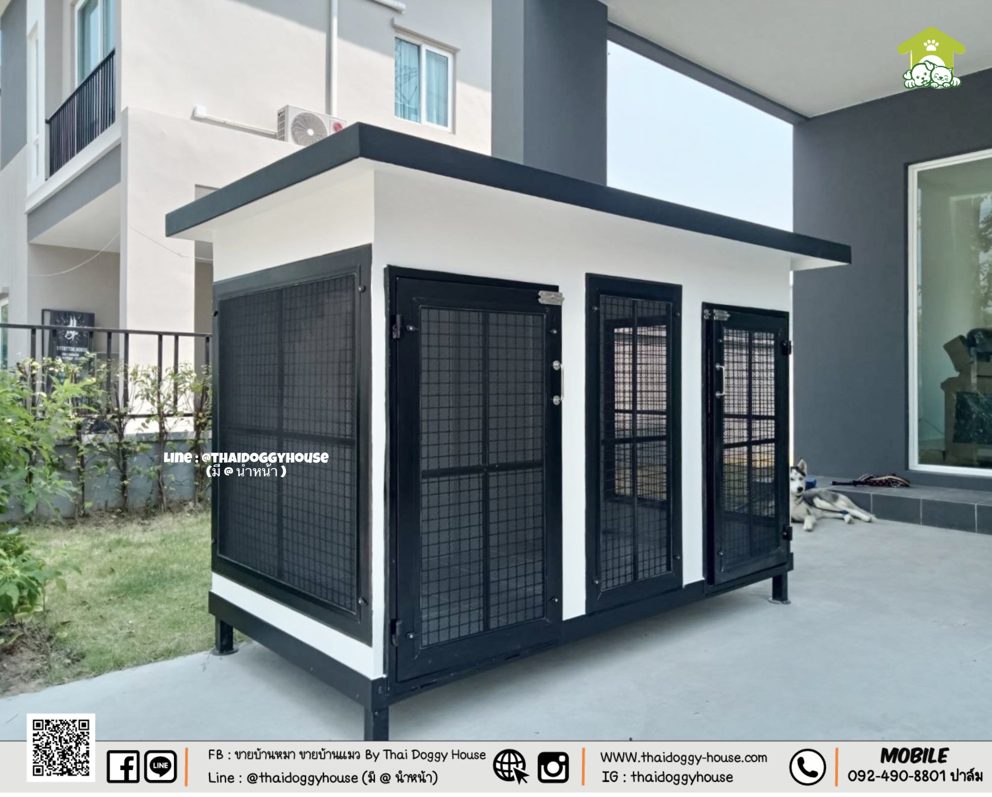 บ้านหมา บ้านแมว " 𝐁𝐎𝐗 𝐒𝐓𝐘𝐋𝐄 𝐁𝐘 𝐓𝐇𝐀𝐈 𝐃𝐎𝐆𝐆𝐘 𝐇𝐎𝐔𝐒𝐄 " &#x