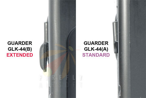 GUARDER GLK-44(B)BK Extended Slide Stop Marui G-Series GBB
