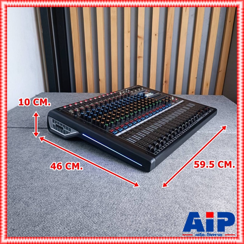 NTS TOP-16MIXER เอฟเฟคแท้ มิกเซอร์ มิกซ์NTS เครื่องเสียง เครื่องผสมสัญญาณเสียง เครื่องปรับแต่งเสียง MIX TOP 16 TOP16 เอไอ-ไพศาล