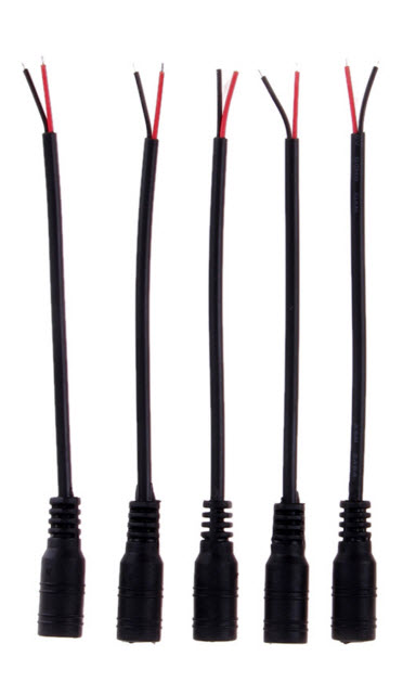 5.5 x 2.1mm Female 20cm