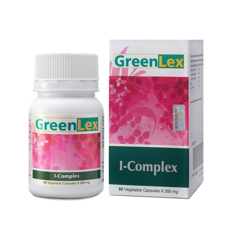 Greenlex I-Complex กรีนเล็กซ์ไอคอมเพล็กซ์ บำรุงสายตา มีจำนวน 60 แคปซูล