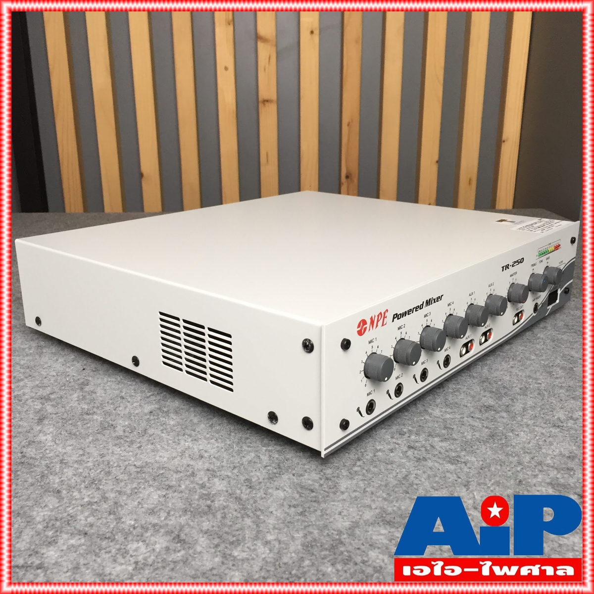 NPE TR-250 POWERMIXER 9kg *สีขาว* เครื่องขยายเสียง 125 วัตต์ TR 250 TR250 power mixer เพาวเวอร์ มิกเซอร์ +++