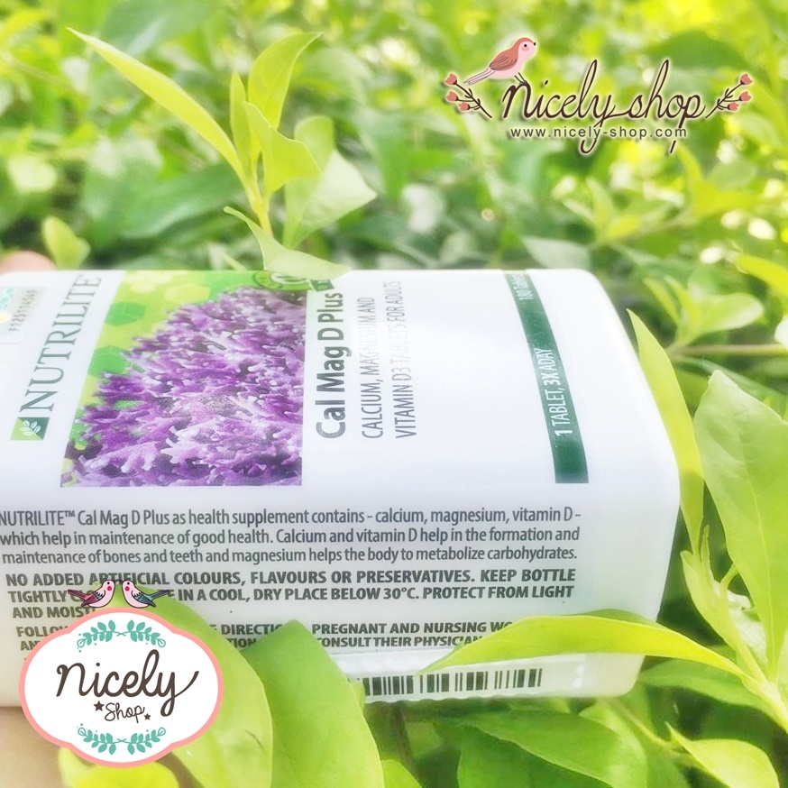 NUTRILITE Cal Mag D Plus (180 tab) สูตรปรับปรุงใหม่และเพิ่มวิตามินดี แต่ไม่มีอัลฟาฟ่านะจ้า ตัวนี้ 180 เม็ด จร้า ไม่มีอัลฟาฟ่าจ้า 180 เม็ด