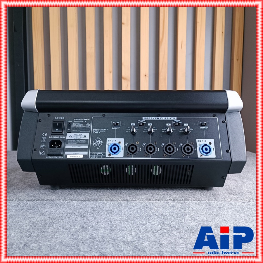 PROEUROTECH PMX-P8650 X4 POWERMIXER+บูลทูส เพาเวอร์มิกเซอร์ รุ่นใหม่ โปรยูโรเทค 8 ช่องไมค์ 4 ช่องขับลำโพง 650 วัตต์ ตัดความถี่ซับได้ PMXP8650X4 เอไอ-ไพศาล