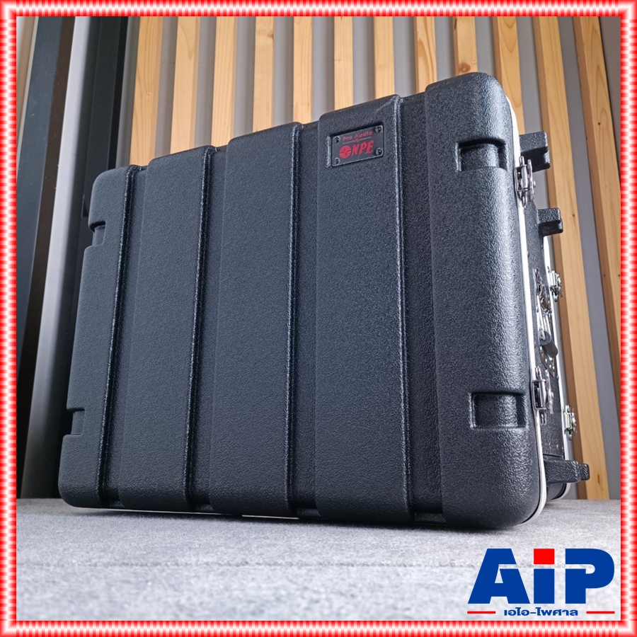 สีดำ NPE RACK RC-ABS8UM ลึก12นิ้ว กล่องใส่เครื่องเสียง RC ABS 8UM ABS 8 UM แร็คพลาสติก ABS8UM แร็ค กล่องแร็ค abs rack 8um เอไอ-ไพศาล