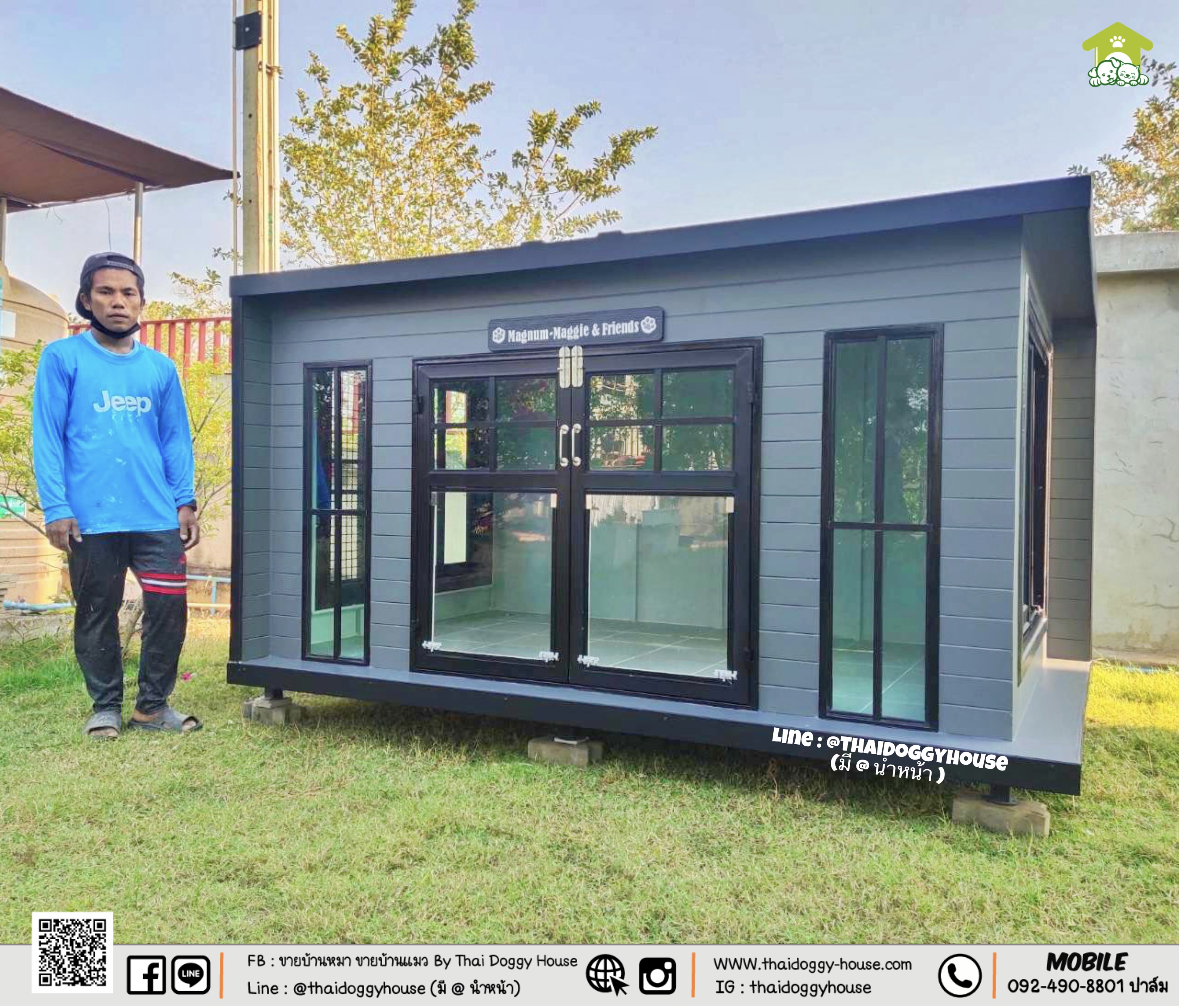 บ้านหมา บ้านแมว " 𝐁𝐎𝐗 𝐒𝐓𝐘𝐋𝐄 𝐁𝐘 𝐓𝐇𝐀𝐈 𝐃𝐎𝐆𝐆𝐘 𝐇𝐎𝐔𝐒𝐄 "