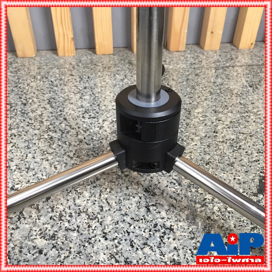 ขาไมค์สแตนเลส COMPACT PRO-SSM คอมแพ็คขาตั้งไมค์บูม ขาตั้งไมค์ตั้งพื้น แข็งแรงทนทาน ทนทุกการใช้งาน น้ำหนัก 3 kg. เอไอ-ไพศาล