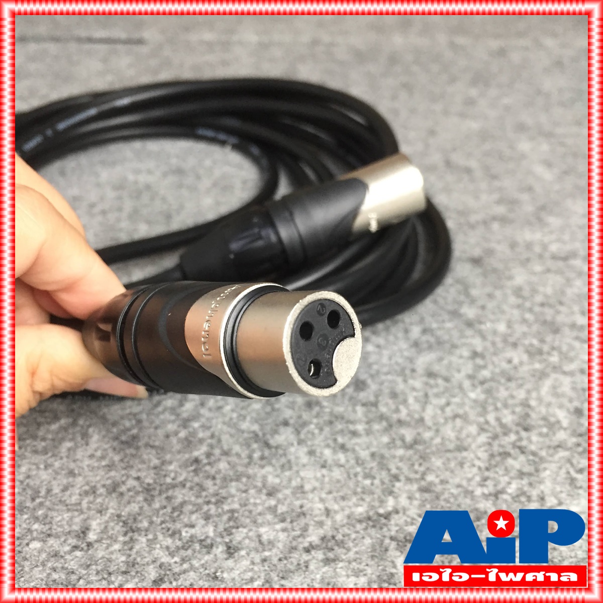 5เมตร AMPHENOL สาย XLRผู้-เมีย 5M CA03-04-C-005 สาย cannon ผู้ ออก cannon เมีย 5เมตร สายสัญญาณ XLR ผู้ - XLR เมีย ความยาว5เมตร