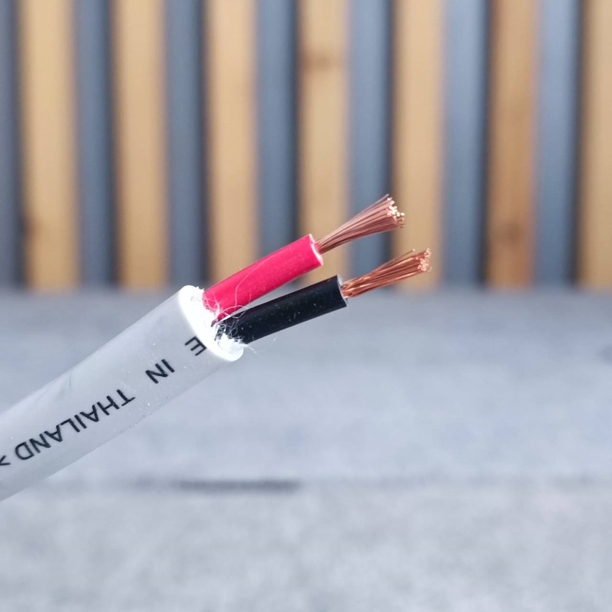 30เมตร CONNEXสายลำโพง PRO2x1.5 สายสีเทา สายลำโพงกลมเทา ขนาด1.5mm สายลำโพงกลางแจ้ง Speaker Cable เอไอ-ไพศาล