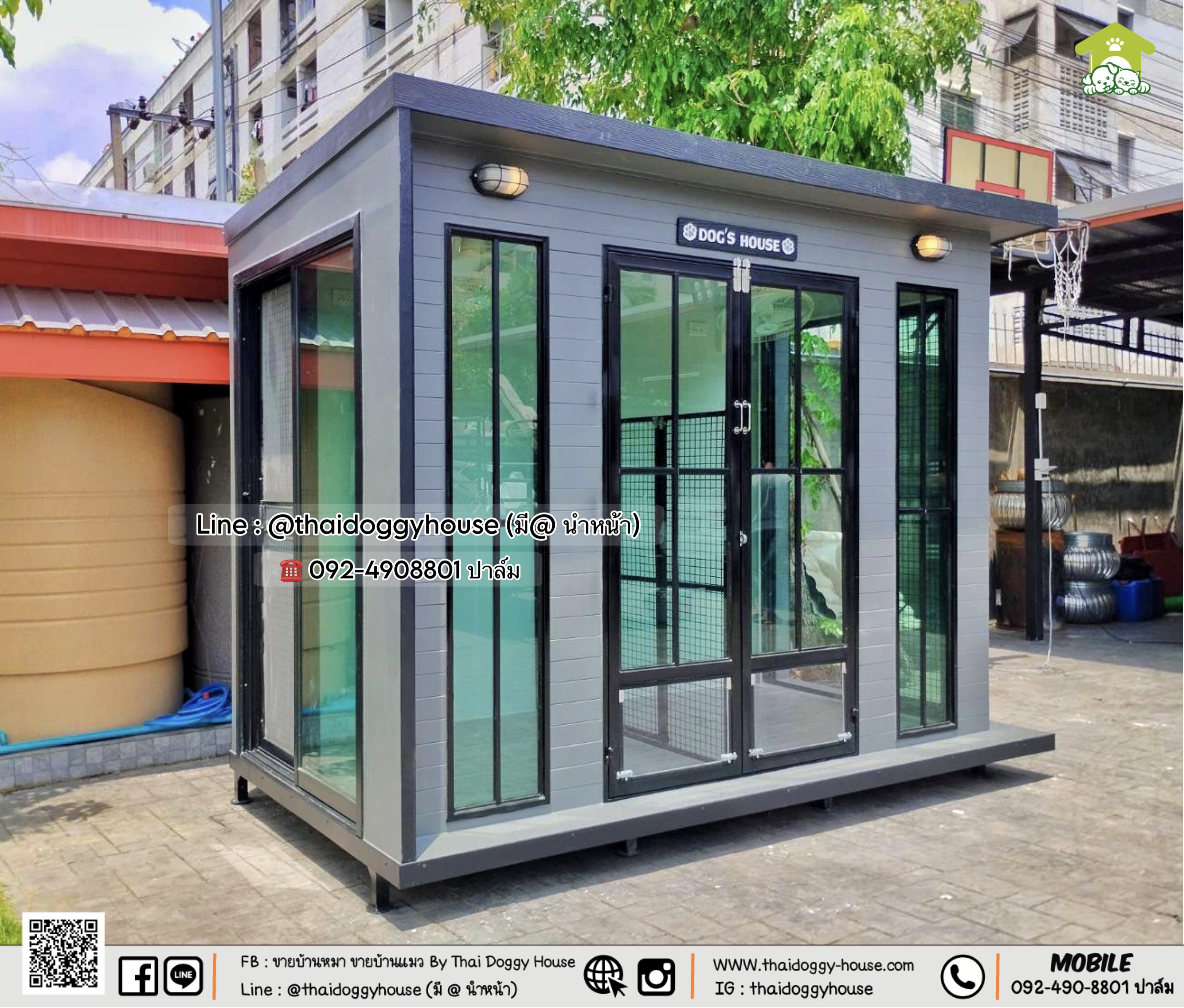 🏡⛅️ บ้านหมา บ้านแมว 𝐓𝐡𝐚𝐢 𝐝𝐨𝐠𝐠𝐲 𝐡𝐨𝐮𝐬𝗲 𝐁𝐎𝐗 𝐒𝐓𝐘𝐋𝐄 "