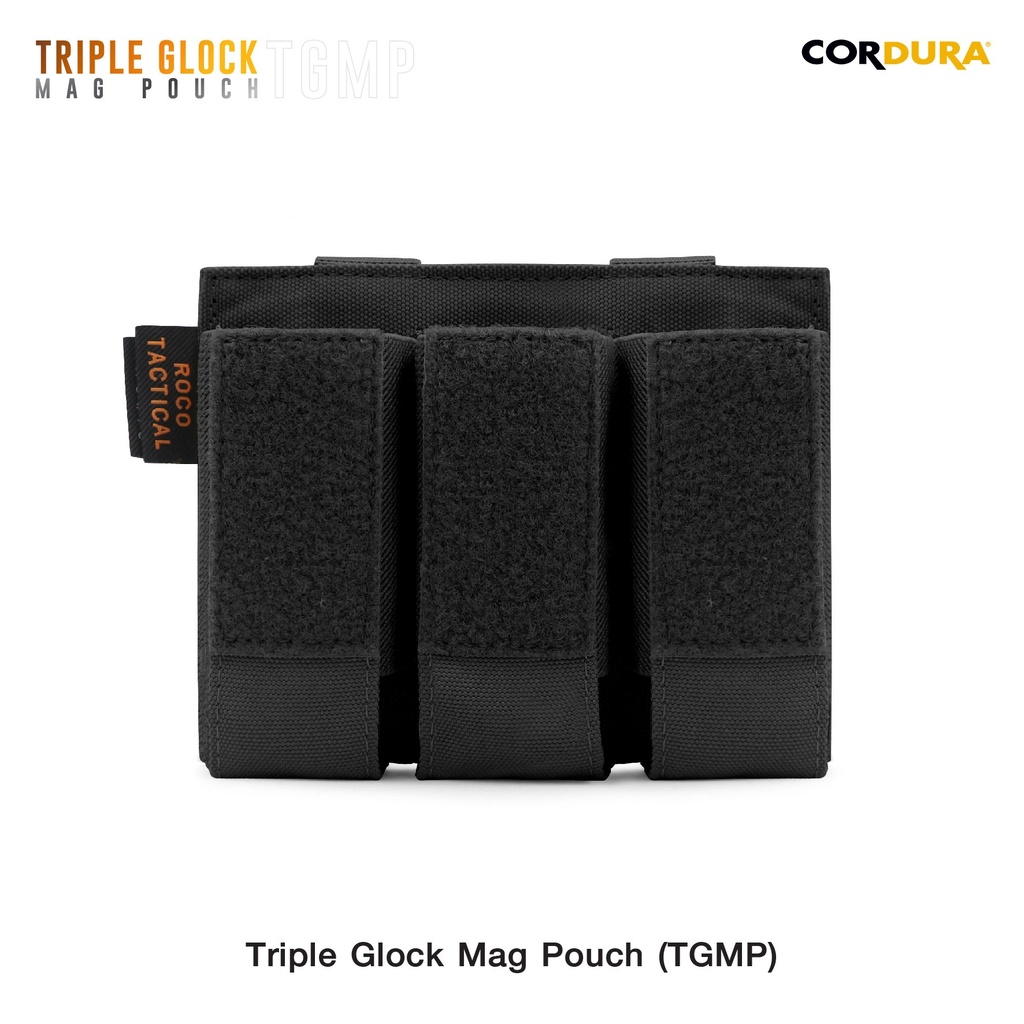 ซองใส่แม็กกาซิน Triple Glock Mag Pouch (TGMP) ติดเสื้อเวส﹝Tactical Vest﹞