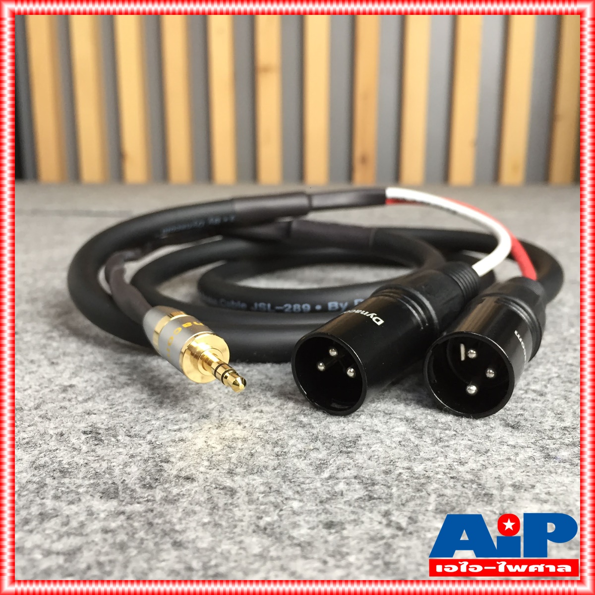 1.5เมตร DYNACOM JSL289สาย TR-ST ออก P.CANNONผู้x2 TR ST / XLRx2 สายสัญญาณเสียง สายแจ็ค สายต่อเครื่องเสียง สายสัญญาณ เอไอ-ไพศาล