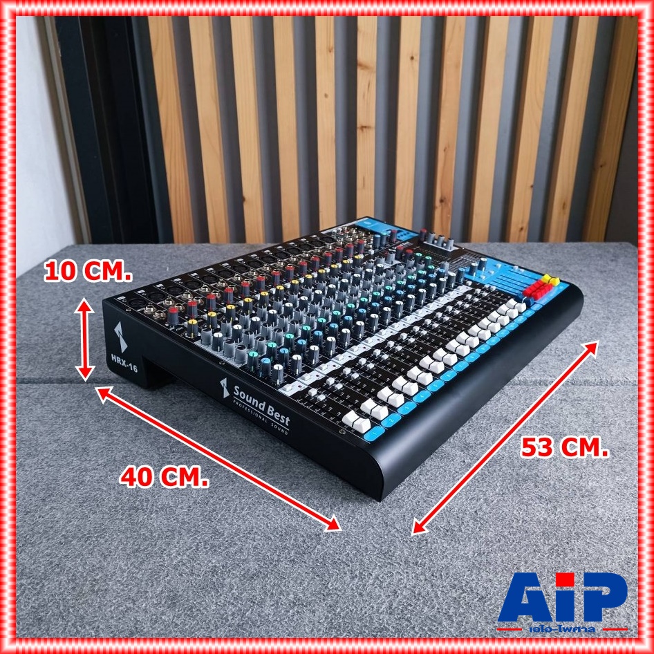 SOUNDBEST HRX16 MIXER มิกเซอร์ มิกซ์ HRX 16 HRX-16 เครื่องปรับแต่งเสียง MIX ตัวปรับแต่งเสียง เครื่องเสียง เอไอ-ไพศาล +++