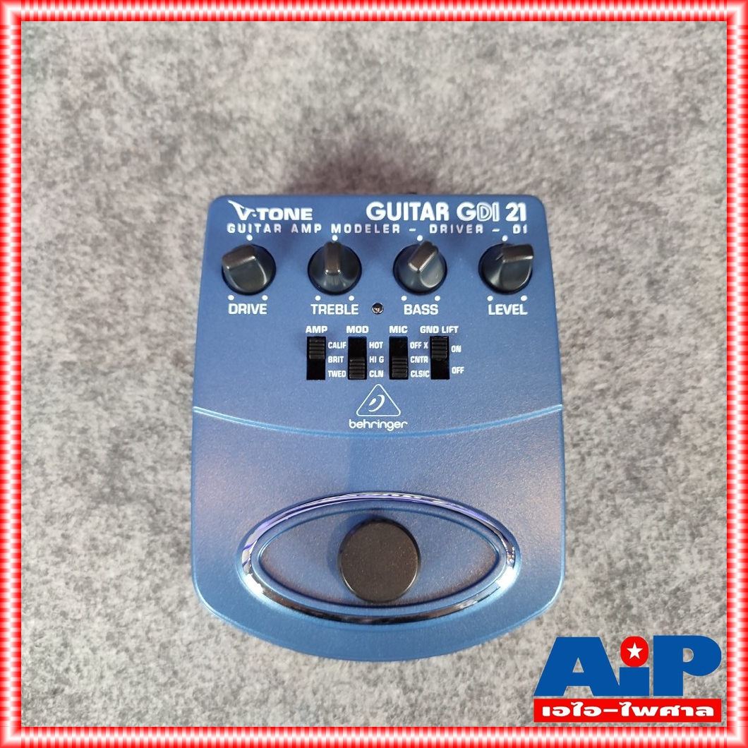 BEHRINGER GDI21 เอฟเฟคกีต้าร์ V-Tone Guitar Amp Modeler GDI 21 GDI-21 effect guitar +++
