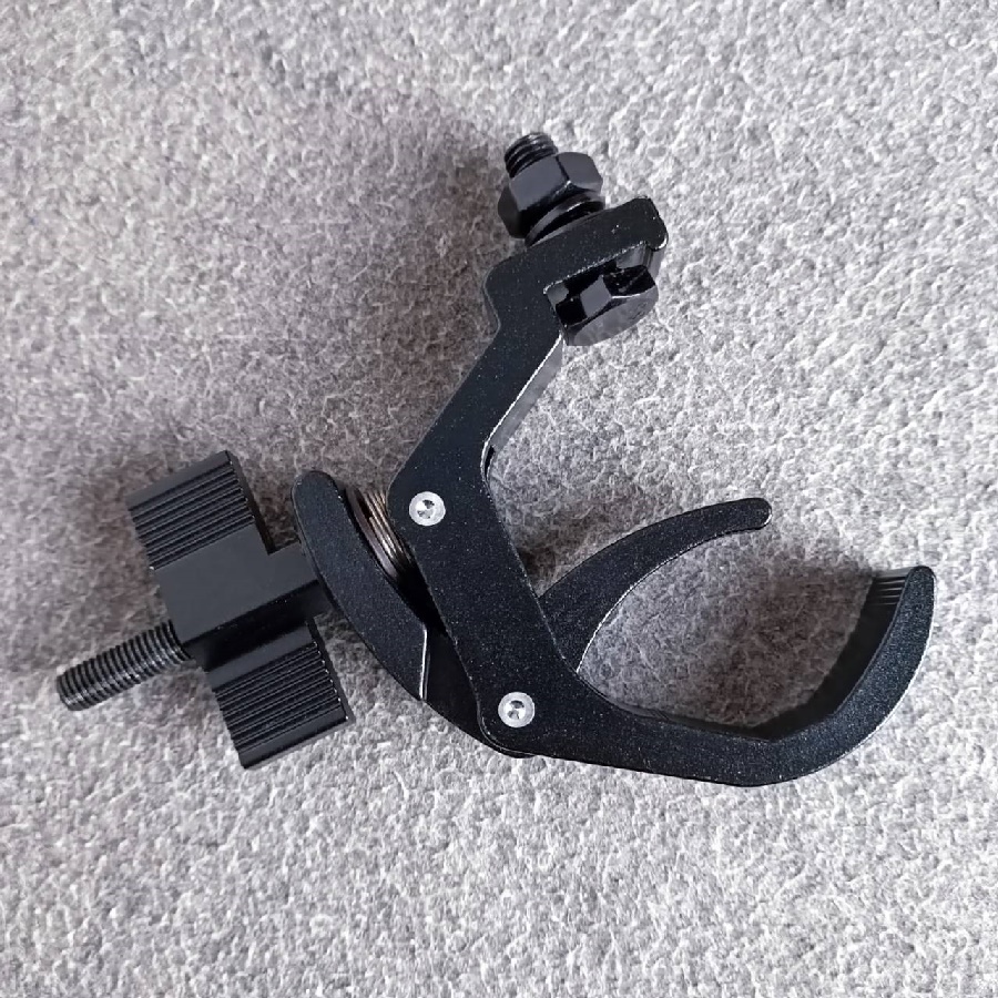 CLAMP-4 แค้มเดี่ยว สีดำ แค้มยึดไฟพาร์ แค้วยึดไฟเวที ไฟPAR แค้มสำหรับเกาะยึดทรัส เอไอ-ไพศาล