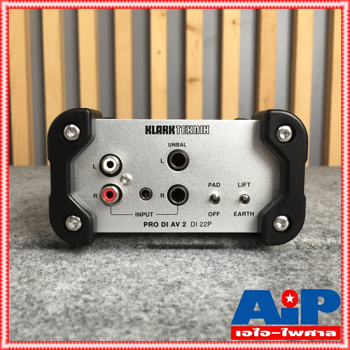 KLARK TEKNIK Di-22P Passive Stereo DI Box Fully transformer isolated แบบ Passive และ RCA unbalanced Di 22P Di22P เอไอ-ไพศาล +++