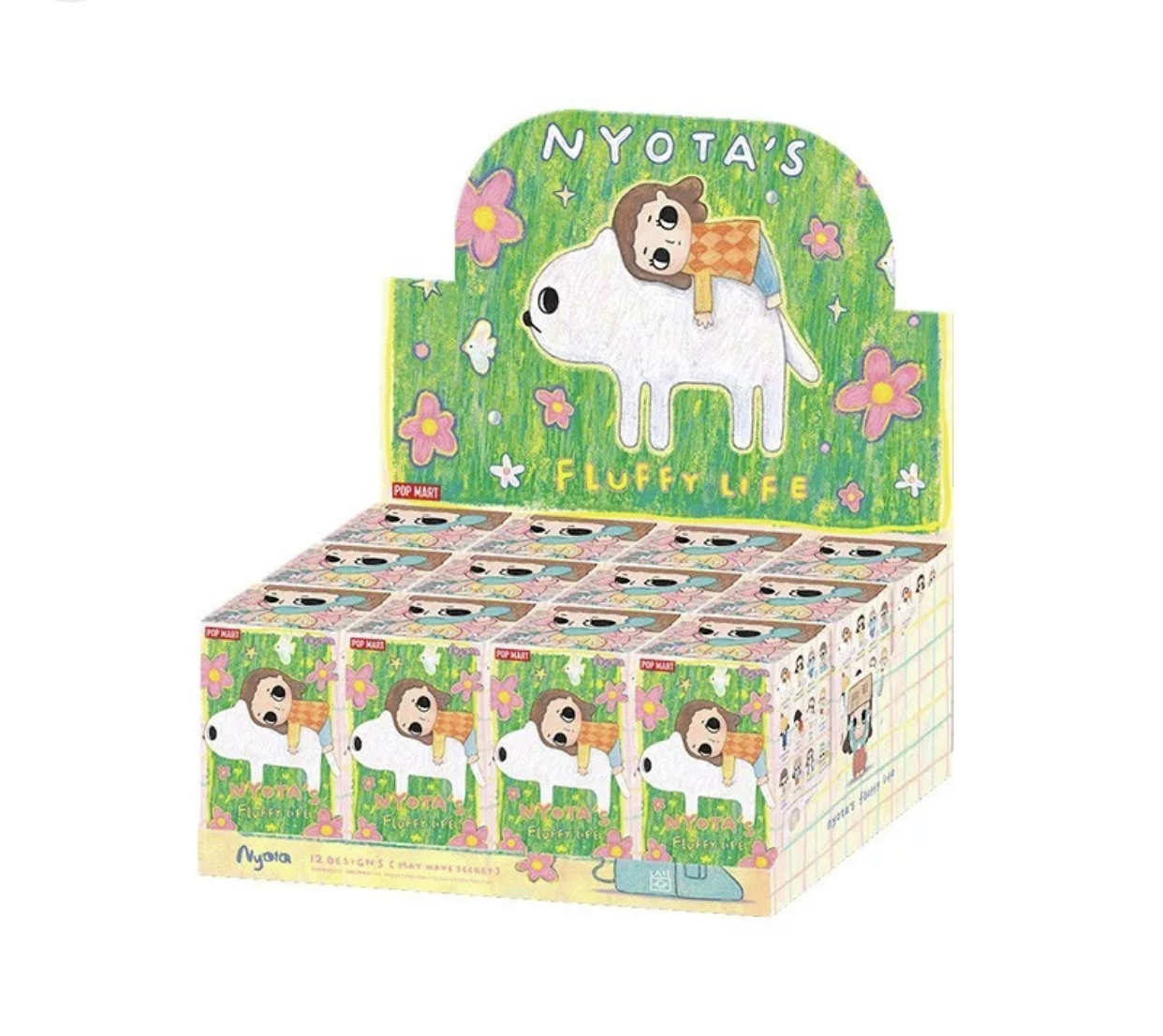 Pop Mart Nyota's Fluffy Life Series 12 Figures Assorted Box Sealed 2024 New ยกกล่อง