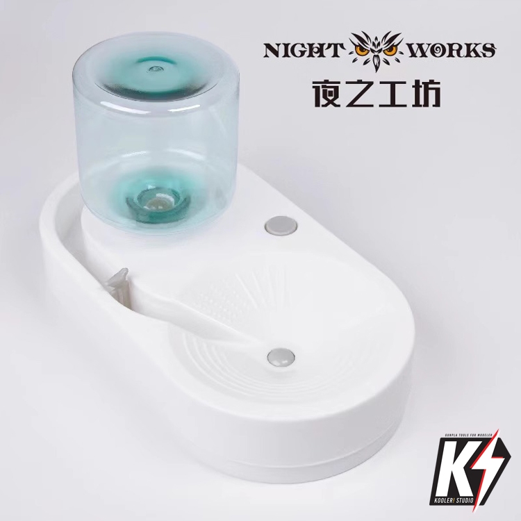 Nightworks เครื่องล้างพู่กันแบบระบายน้ำทิ้ง #ล้างพู่กัน ล้างแปรง ทําความสะอาดพู่กัน