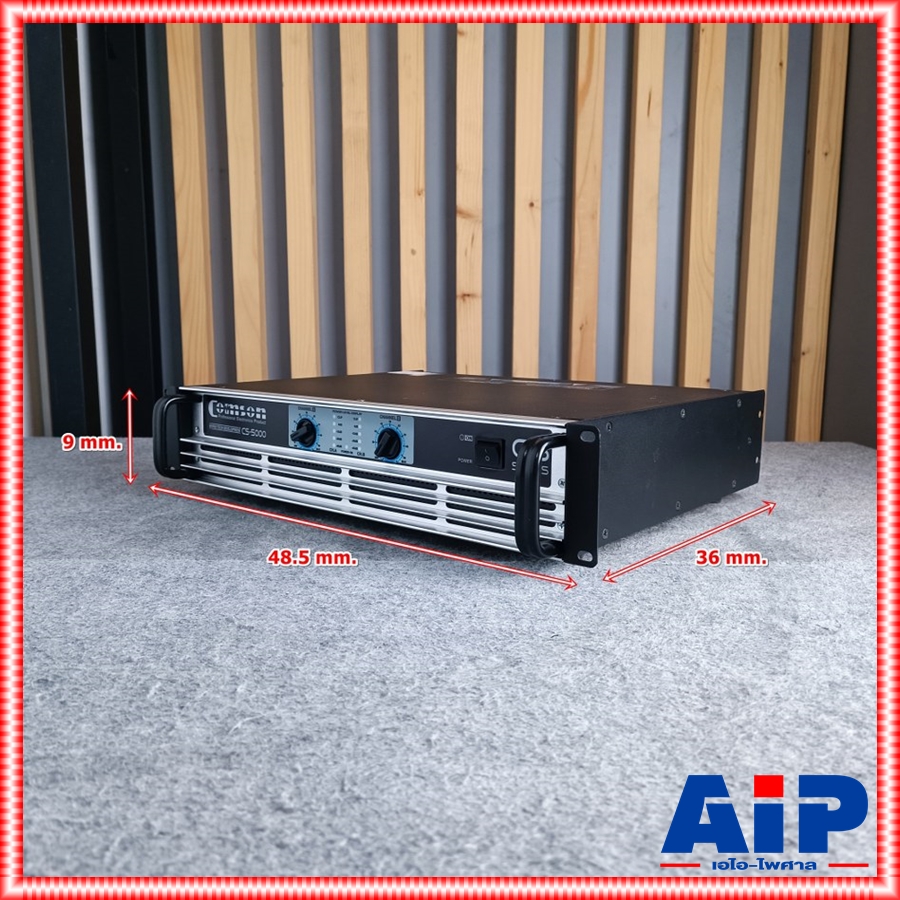 COMSON CS-5000 poweramp พาวเวอร์แอมป์ แอมป์ขยาย PA มีครอสในตัว แบบหม้อแปลง กำลังขยาย 420 วัตต์ CS 5000 CS5000 เอไอ-ไพศาล