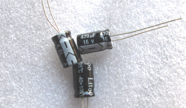 470uF 16V (8x11mm) Radial Electrolytic Capacitor