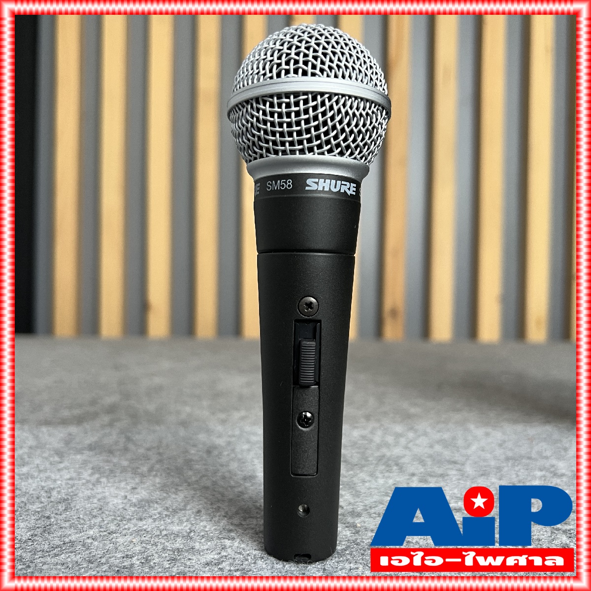 แท้มหาจักร* SHURE ไมโครโฟน รุ่น SM58S SM58 SM 58 S Dynamic Microphone ชัวร์ ไมค์ ไมค์สาย ไมค์ร้องเพลง ไมค์พูด SM-58S +++