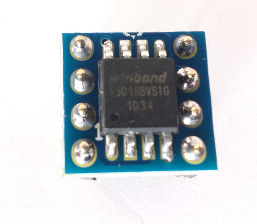 Winbond W25Q16BV W25Q16 ( SOIC8 to DIP8 ) 16M-BIT SERIAL FLASH MEMORY WITH DUAL AND QUAD SPI