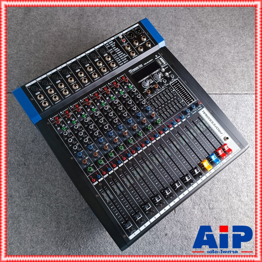 PROEUROTECH PMX-ML8650FX POWERMIXER รุ่นใหม่ เพาเวอร์มิกเซอร์ 650วัตต์ 8ช่อง โปรยูโรเทค PMX ML 8650 FX PMXML8650FX เอไอ-ไพศาล