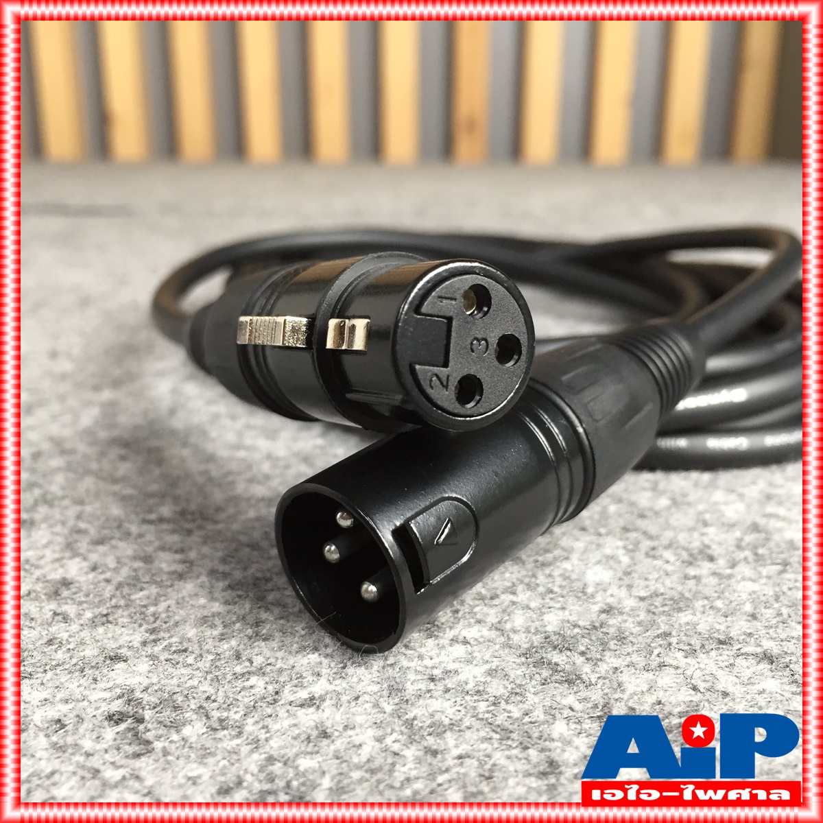 3เมตร สายไมค์ DYNACOM J021 XLR หัวท้าย ผู้ - เมีย ยาว สายสัญญาณ CANNON ผู้ ออก CANNON เมีย สายบาลานซ์ สายต่อไมค์ (ลูกค้าอาจได้รับหัวสีเงินหรือดำขึ้นกับล็อตผลิตครับ)