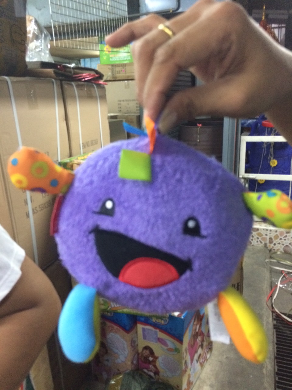 ACH52 ของเล่นผ้า ใส่ถ่านมีเสียง ของแท้ ตัวละ