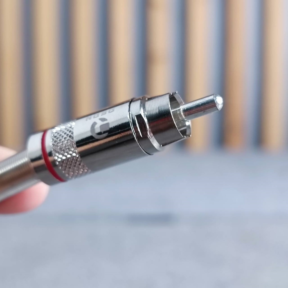 RCA REAN คาดสีแดง NYS-366-0-2 แจ็คอาร์ซีเอตัวผู้ NEUTRIK ปลั๊ก RCA สำหรับเข้าสาย ต่อ สายสัญญาณ RCA เอไอ-ไพศาล