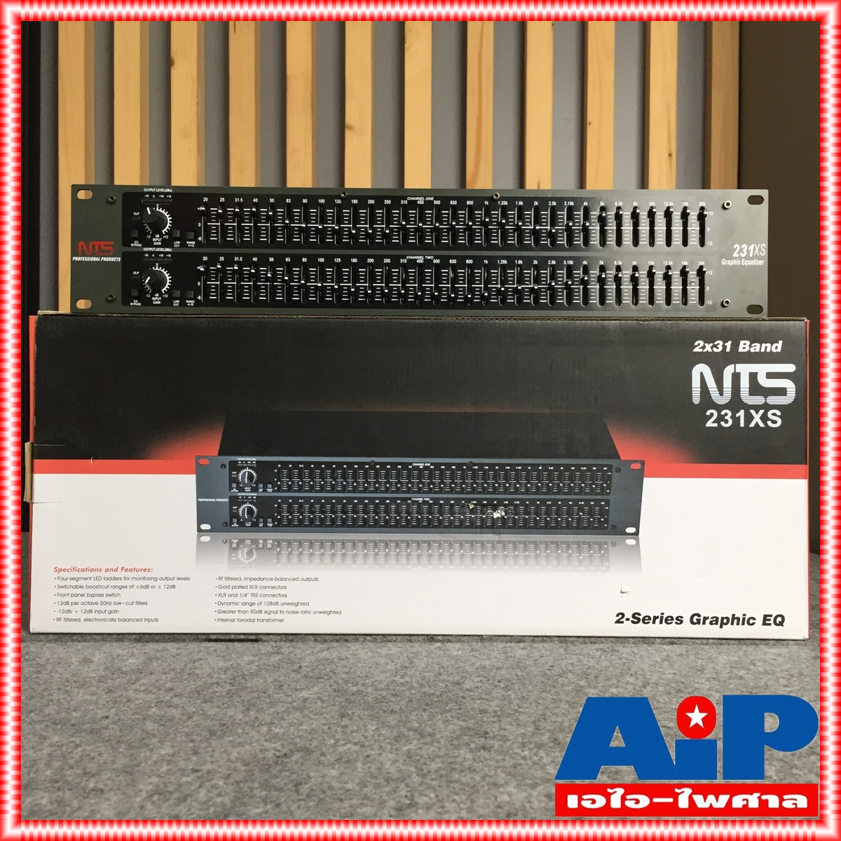 NTS 231XS EQ อีคิว อีคิวปรับเสียง อีคิวแต่งเสียง Eqlizer 231 NTS อีคิวอีควอไลเซอร์31ช่อง เอไอ-ไพศาล NTS เครื่องปรับแต่งสภาพเสียง EQUALIZER 231 XS