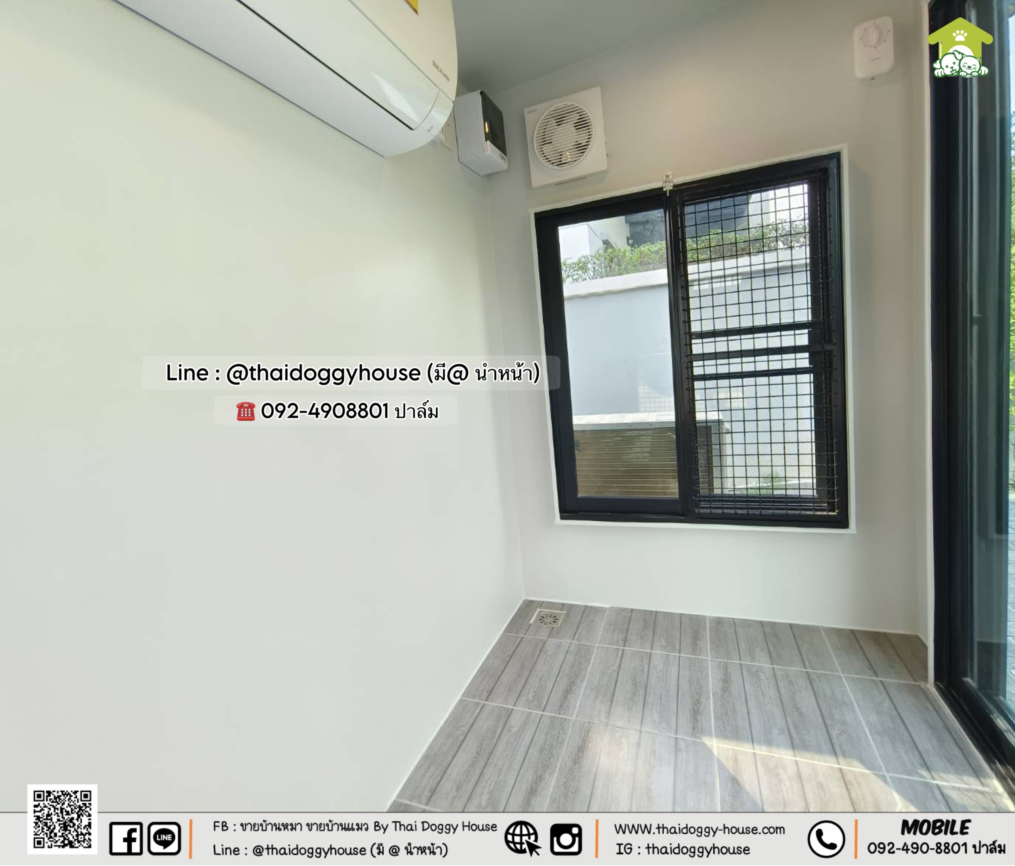 บ้านหมา บ้านแมว บ้านสัตว์เลี้ยง 𝗧𝗵𝗮𝗶 𝗱𝗼𝗴𝗴𝘆 𝗵𝗼𝘂𝘀𝗲 แบบบ้าน 𝗠𝗼𝗱𝗲𝗿𝗻