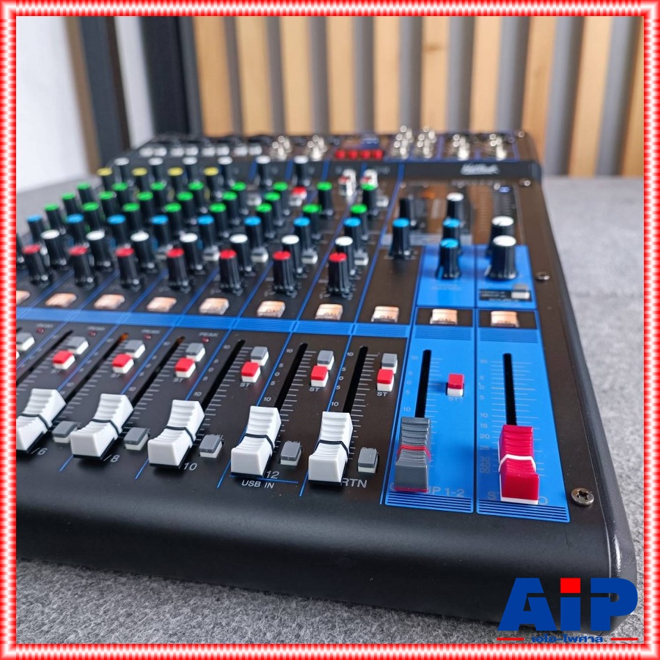 HOTROCK MG-12XU USB MIXER มิกซ์ มิกเซอร์ มิกซ์ฮอทร็อค เครื่องเสียง เครื่องปรับแต่งเสียง MIX MG12 XU MG 12XU เอไอ-ไพศาล