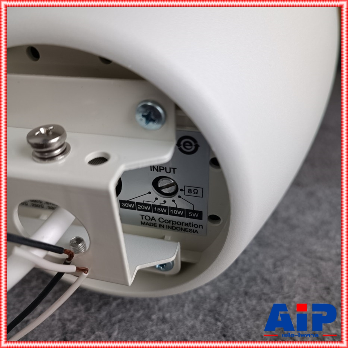 TOA PJ-304 PROJECTION SPEAKER PJ304 PJ 304 ลำโพงติดเพดาน ขนาด 5 นิ้ว 30 วัตต์ ลำโพงแบบ Projection Speaker 30 W 100 V line เอไอ-ไพศาล