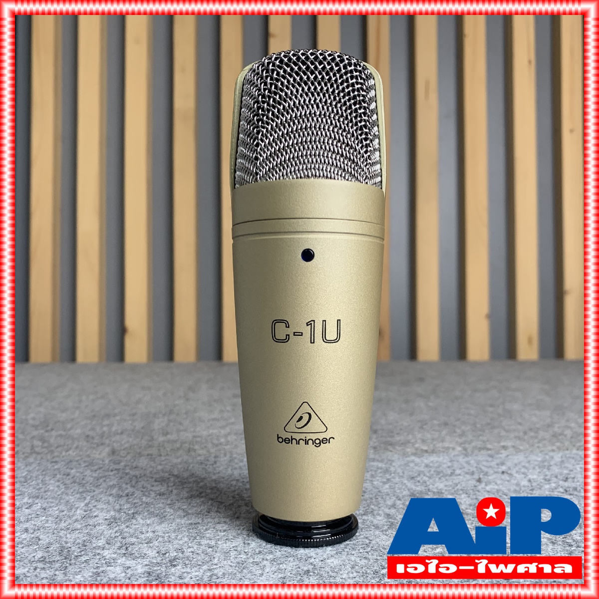 BEHRINGER C-1U ไมค์เสียบUSB ไมค์ MIC ไมโครโพน ไมโครโพนUSB C1 C1U C 1 U ไมค์โครโฟนคอนเดนเซอร์แบบUSB เอไอ-ไพศาล +++