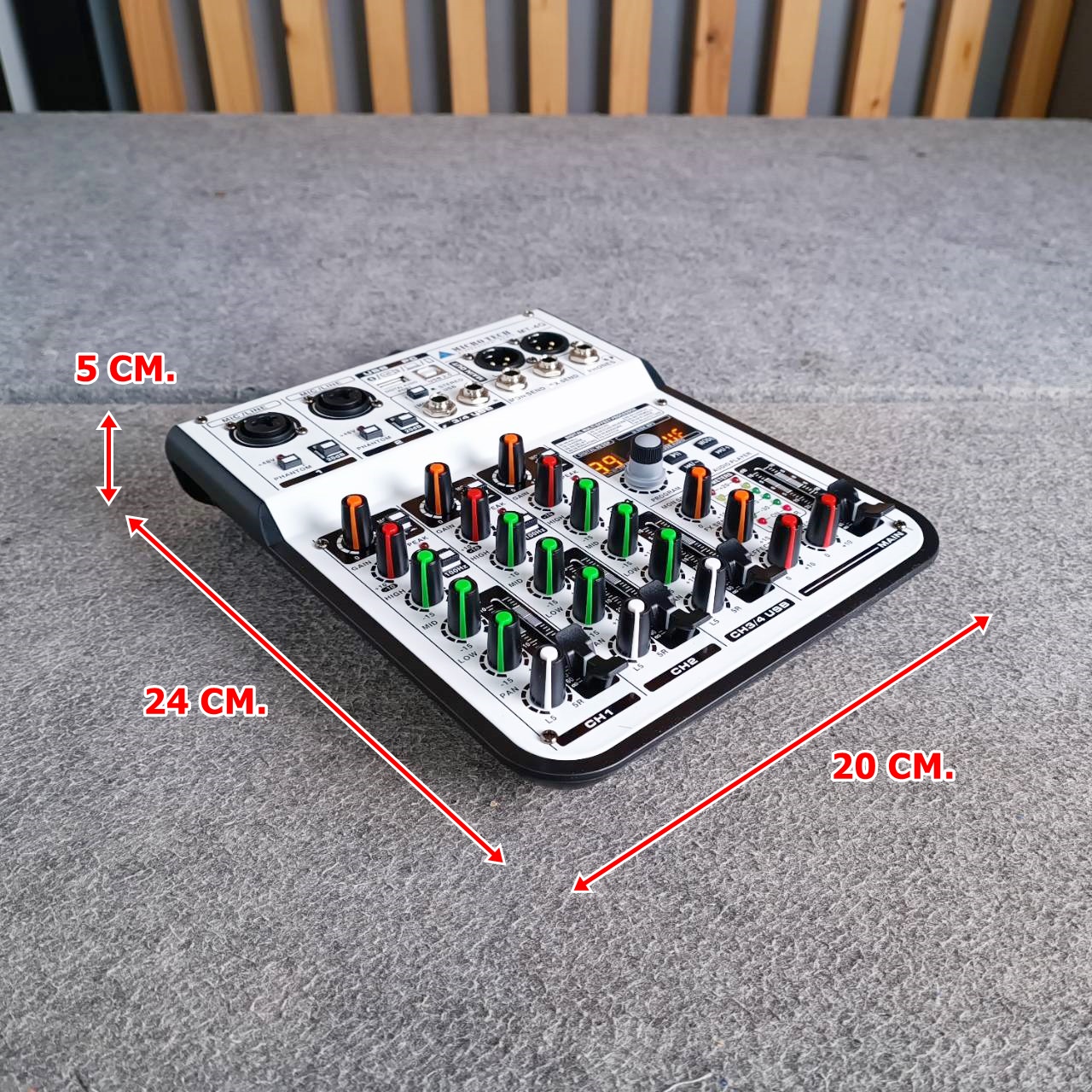 MICROTECH MT-4Q mixer มิกเซอร์ อนาล็อก เอฟเฟคแท้ บลูทูธ ไมโคร เทค MT 4Q MT4Q เอไอ-ไพศาล