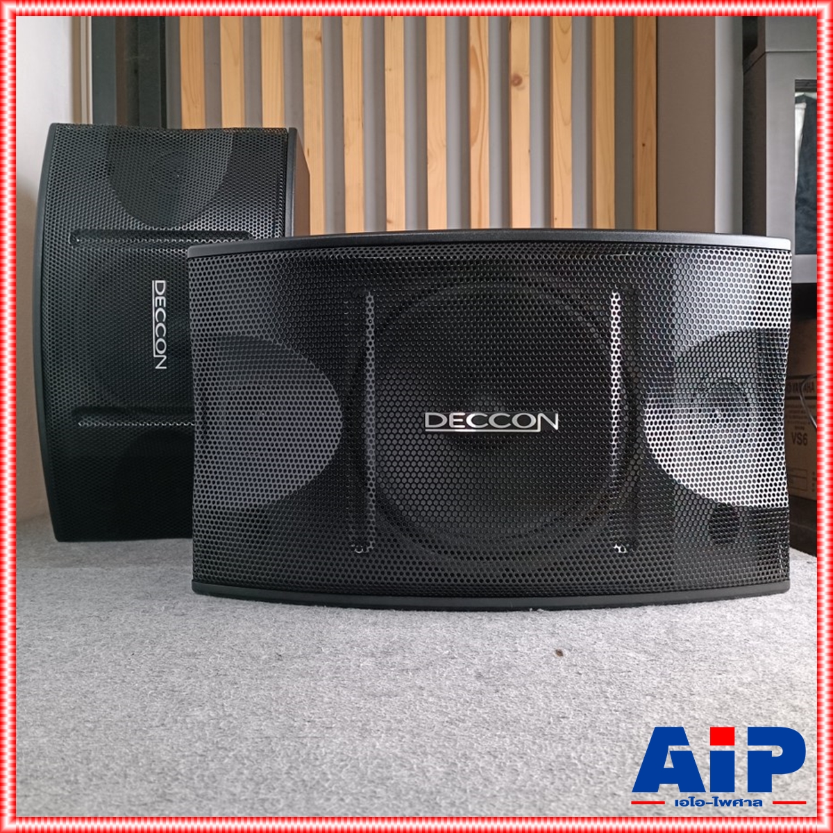 1คู่ DECCON KTV-12 ตู้ลำโพงคาราโอเกะ 12นิ้ว เดคคอน KTV 12 ตู้ลำโพงคาราโอเกะ KTV12 DEC CON ตู้ลำโพง ลำโพง คาราโอเกะ ดอกลำโพง 12นิ้ว เอไอ-ไพศาล