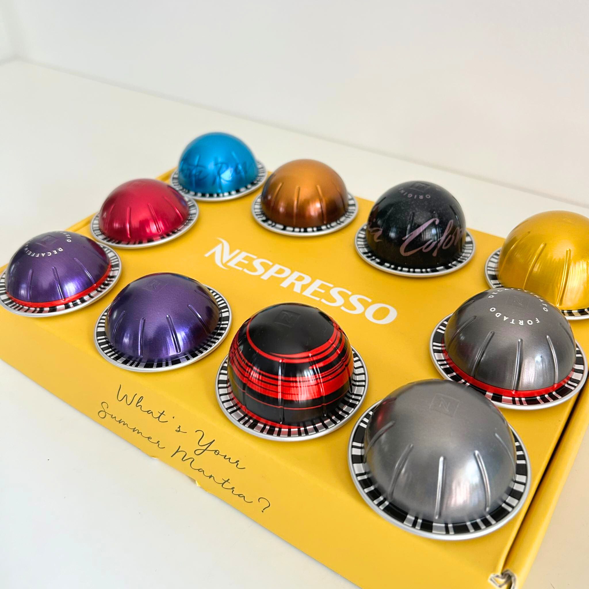 ☕แพ็ค 10 แคปซูล☕🍁แคปซูลแบ่งขาย🍁 แคปซูลกาแฟ เนสเพรสโซ่ Vertuo Capsules Nespresso ของแท้ 💯 W26