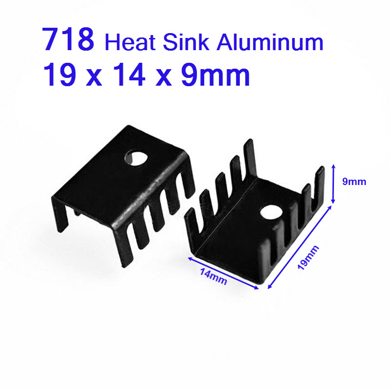 Heat sink 718 size: 14*9*19MM for TO-220