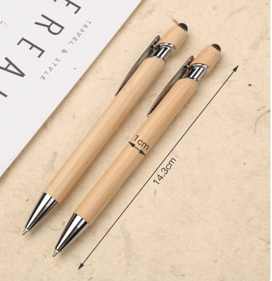 ปากกาลูกลื่น ลายไม้ ทำ logo ชื่อบริษัท แจกลูกค้า หรือ ใช้เป็น ของขวัญ ของชำร่วย แบบพรีเมี่ยม สุดเก๋ 517176