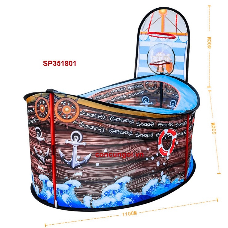 A999-229 ของเล่นเด็กเต็นท์เรือโจรสลัด หลังละ