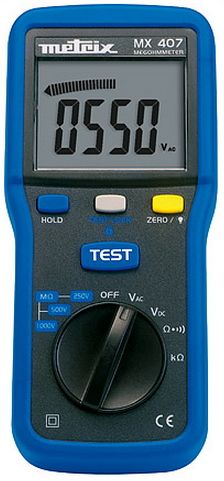 MX407 1kV Insulation Tester & Multi-meter เครื่องทดสอบฉนวนและมัลติมิเตอร์_METRIX
