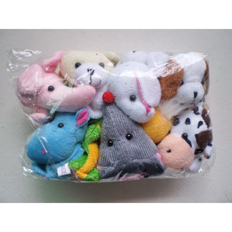 CDH5 ของเล่นผ้าหุ่นนิ้วมือสัตว์ 10 ชิ้น หุ่นสวมนิ้วมือเด็ก หุ่นมือเล่านิทาน ปลีกชุดละ