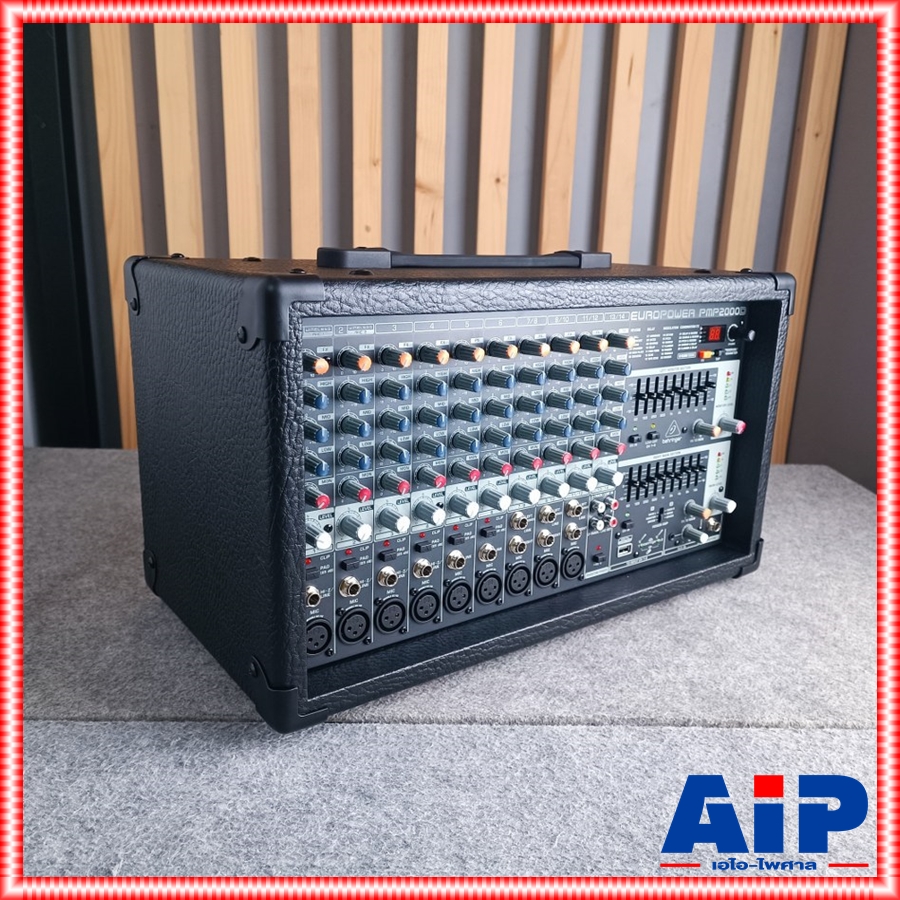 เพาเวอร์มิกซ์ BEHRINGER PMP2000D POWERMIXER PMP2000 PMP 2000 PMP-2000 POWER MIXER เพาเวอร์มิกเซอร์ +++