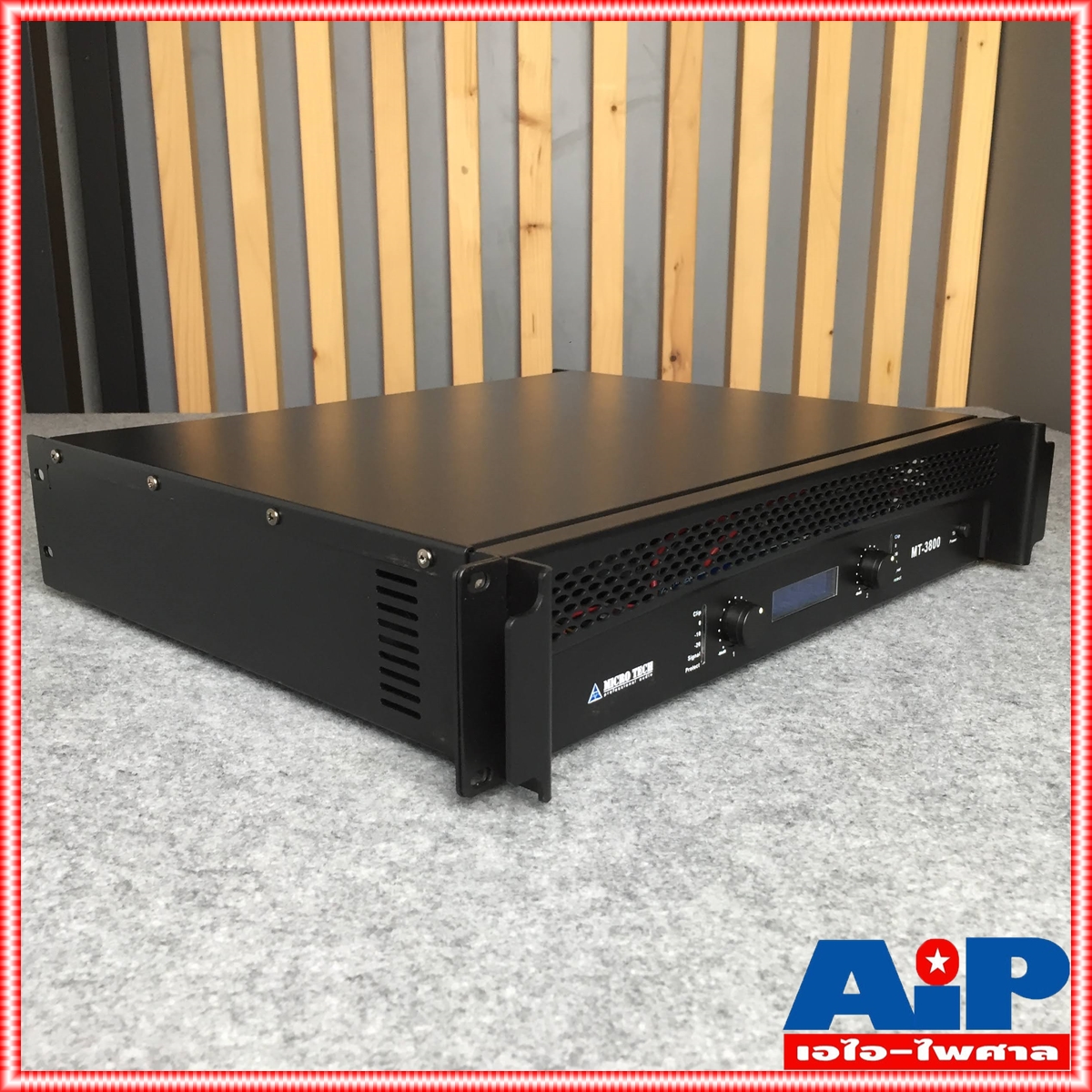 MICROTECH MT-3800 poweramp พาวเวอร์แอมป์ กำลังวัตต์ 350W ที่8 โอห์ม/ กำลังวัตต์ 550W ที่4โอห์ม MT3800 MT 3800 เอไอ-ไพศาล