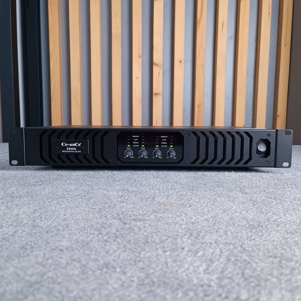 CEANCE E-600Q Power Amplifier 4 CH เพาเวอร์แอมป์ แอมป์ E 600Q POWER E600Q แอมป์ Ce-ance poweramp CE AN CE power amp +++
