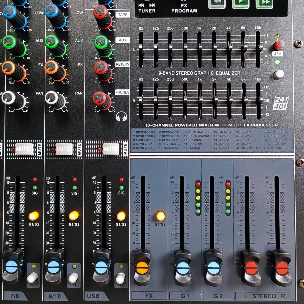 K.POWER MX-850-4D POWERMIXER 850Wx4 EFX USB บลูทูส K POWER MX 850 4D มิกเซอร์ อนาล็อก KPOWER MX8504D เอไอ-ไพศาล