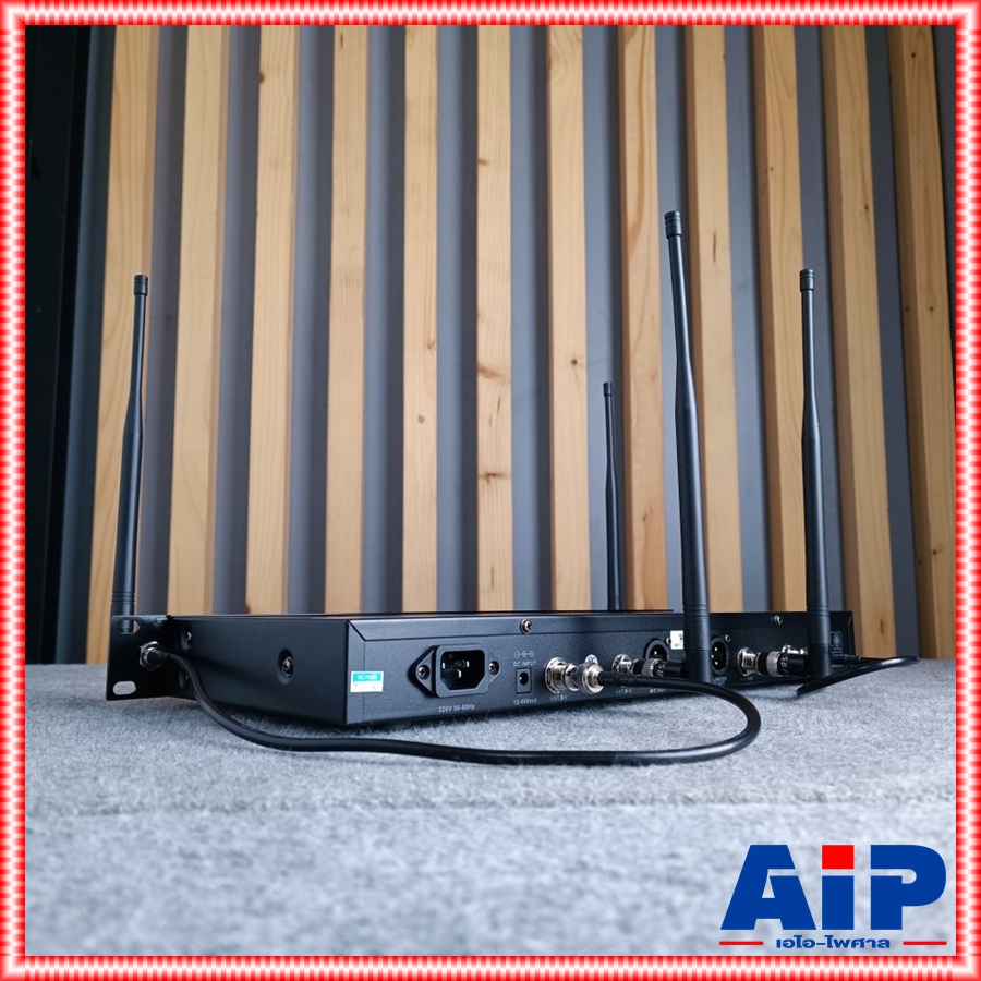 DE ACOUSTIC KV6000 NEW ไมค์ลอยมือถือคู่ UHF ปรับความถี่ได้ ไมค์ลอยคู่ KV 6000 แถมอุปกรณ์ย้ายเสา กระเป๋าเก็บไมค์ kv-6000